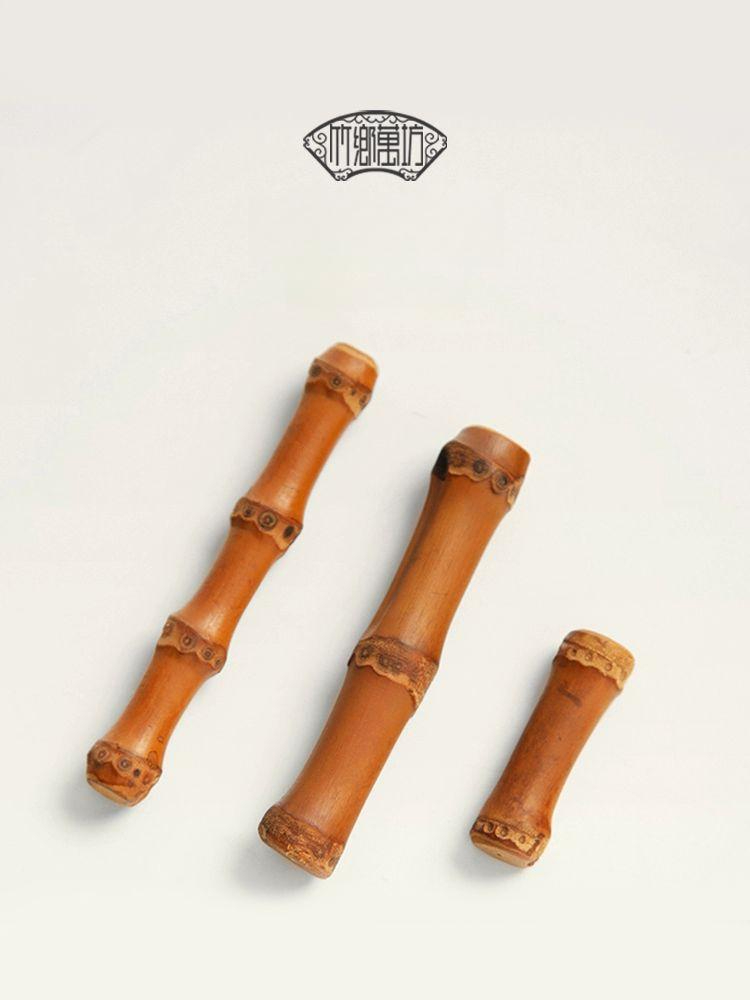 수저 받침대 젓가락 한 대나무 마디 거치대 우드 일본 초밥 대나무차바늘 받침 짧음 - 상품 이미지