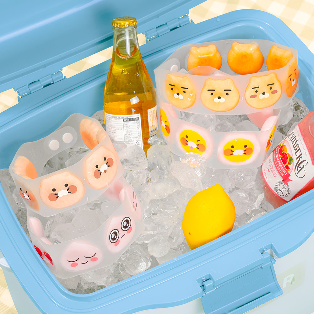 [N배송]카카오프렌즈 아이스 와이드 넥쿨러 쿨링 넥밴드 (베이직테마) - 상세 이미지 3