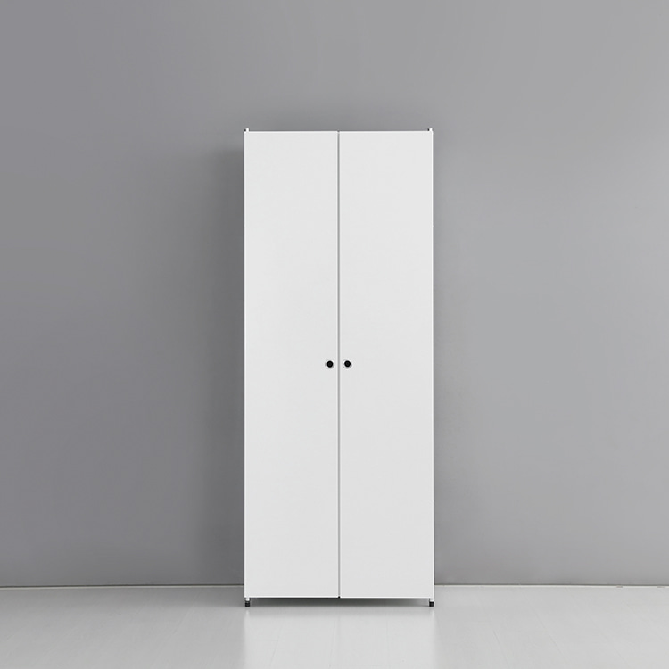 심플리 옷장 BC123 758X500X1960MM, 2단, 화이트 2794.5064 - 상세 이미지 4