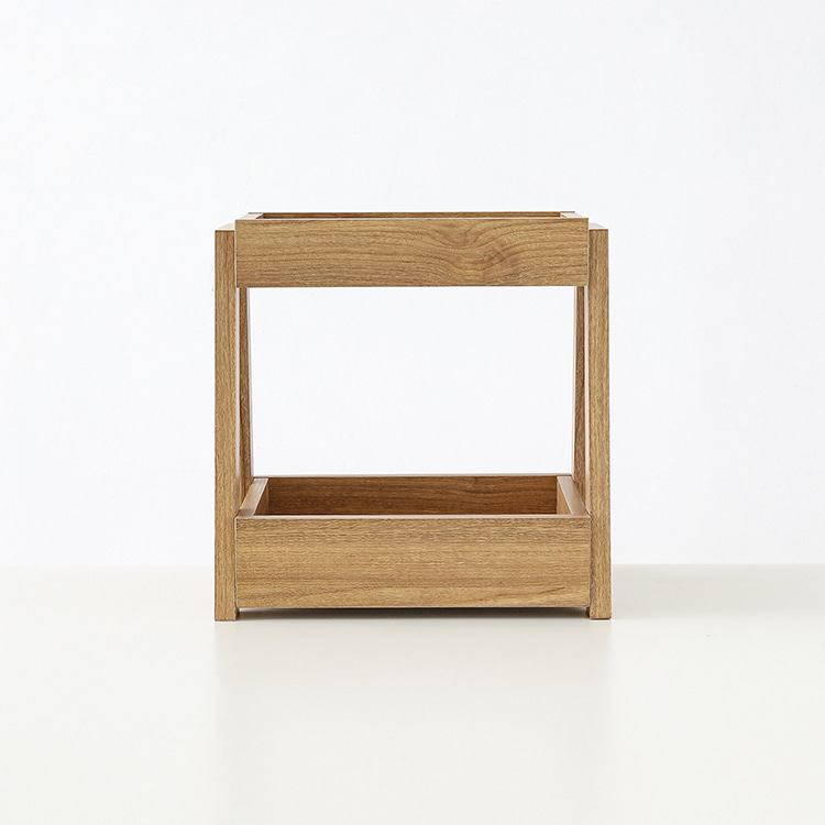 폴라보 미니수납선반 SHM3535 350X250X350MM, 2단, 캄포어베니어 8122.9093 - 상세 이미지 2