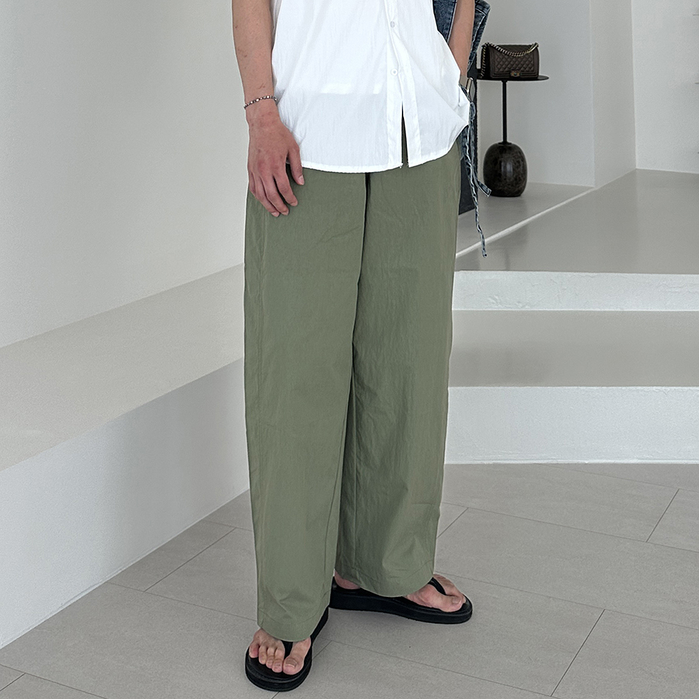 남자 여름바지 쿨 벌룬 아이스 팬츠 나일론 남자냉장고바지