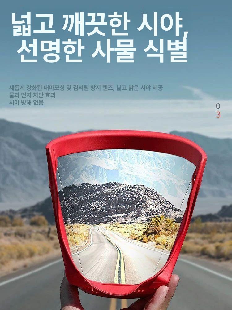 실험실 전면마스크 산업용 호흡 석면 필터 베이직 성인용-방수 방안면 마스크 블랙 - 상세 이미지 2
