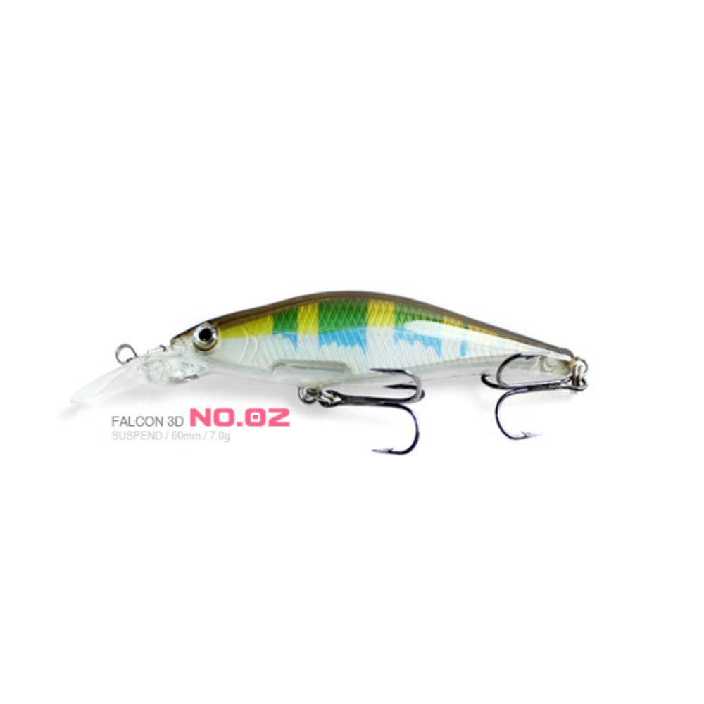 캣츠크로우 팔콘 3D 60SP 서스펜딩 쏘가리 미노우 02, 7g - 상세 이미지 3