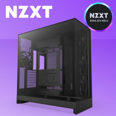 NZXT [국내정발] NZXT H9 FLOW V2 어항케이스 미들타워 블랙