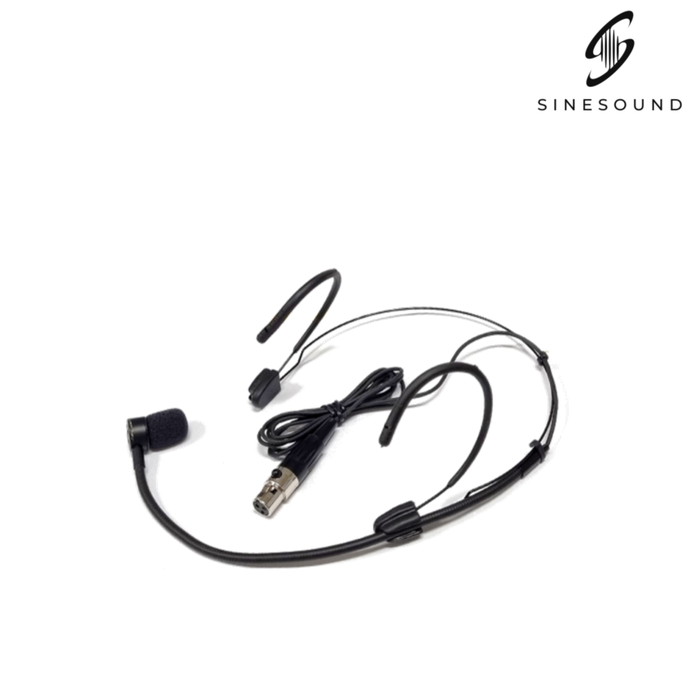 모스 MOS HM-10(B) 헤드셋마이크 3pin mini XLR 블랙 화이트 생활 방수 - 상품 이미지