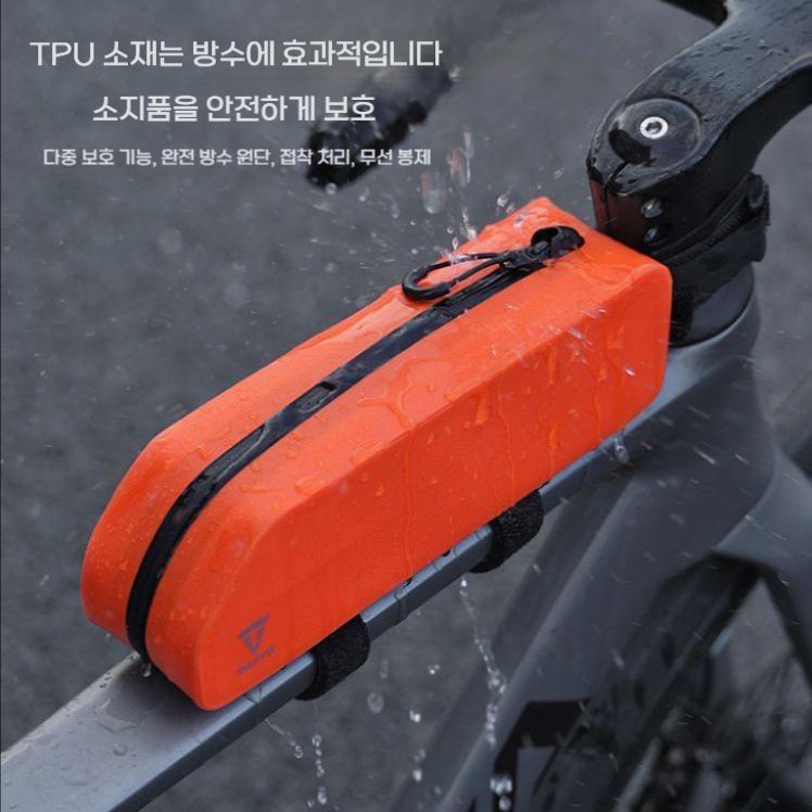 전기 자전거 탑튜브가방 전기자전거 핸드폰 수납 프레임백 - 상세 이미지 5