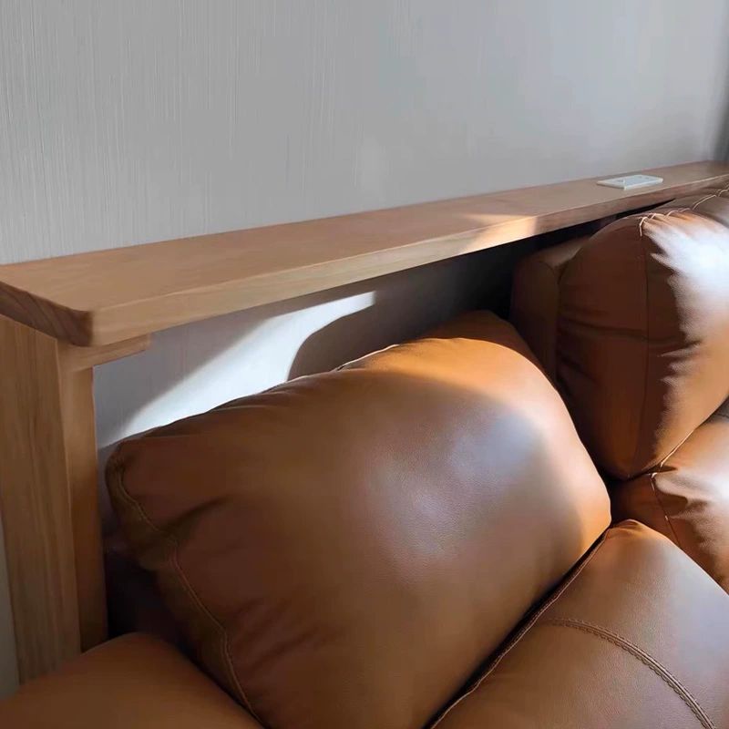 원목 좁고 긴 테이블 좁은 탁자 쇼파 뒤 간이테이블 단층 선반 100cmx15cmx80cm - 상세 이미지 4