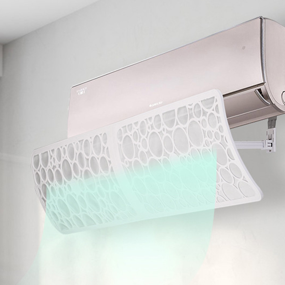 에어컨 바람막이 가드 망사형 윈드 바이저 벽걸이 가림막 날개 가리개 무타공 무풍 에어홀