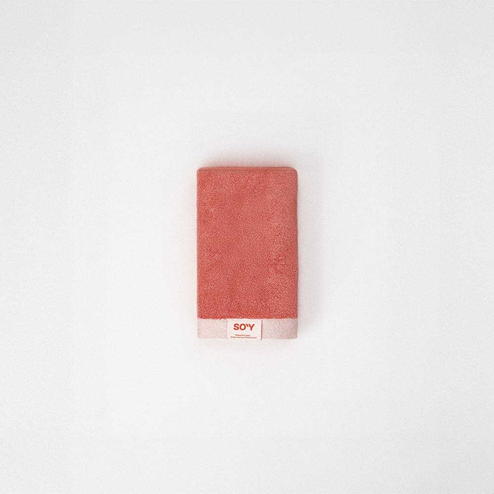 소이워크샵 데이즈컬렉션 호텔 수건 40수 모달 고중량 고밀도 220g, 피치블라썸, 1장