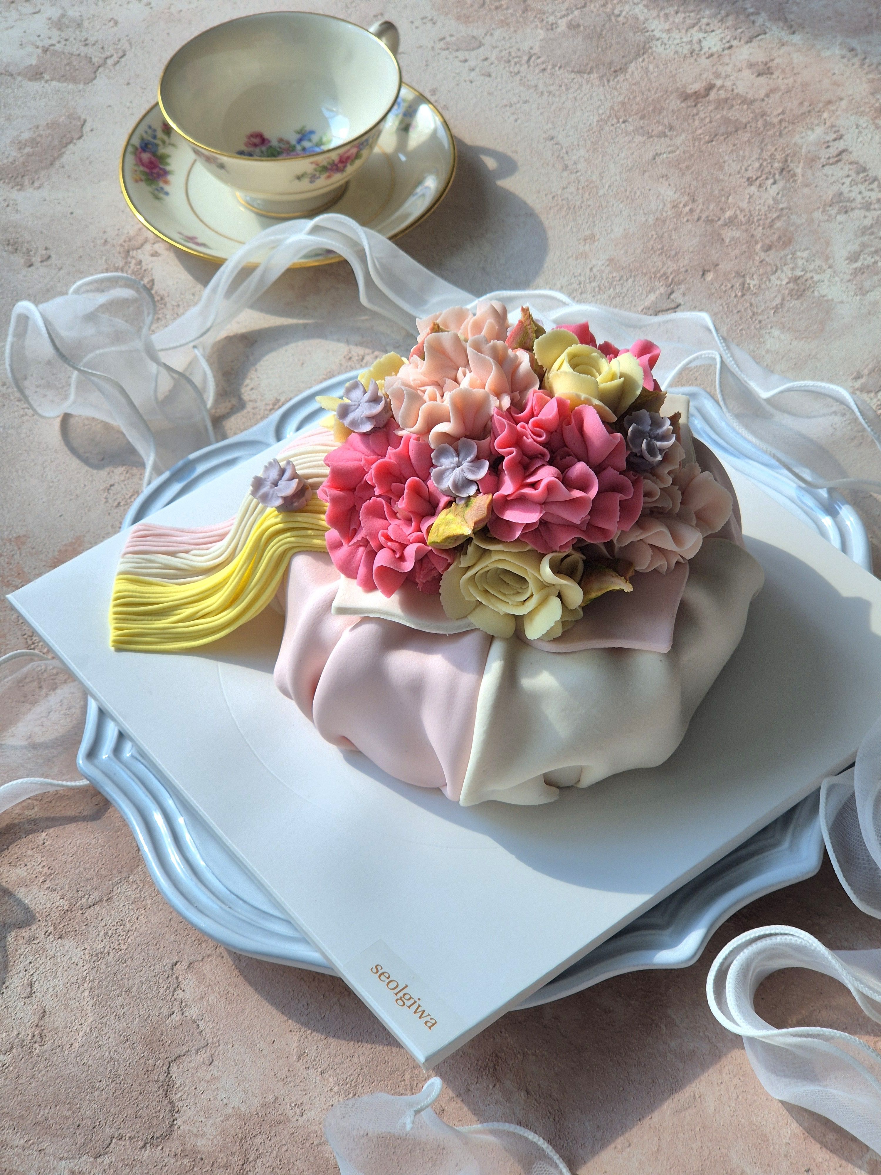 인천 계양 보자기 떡 케이크 환갑 칠수 팔순 구순 앙금 플라워 케익