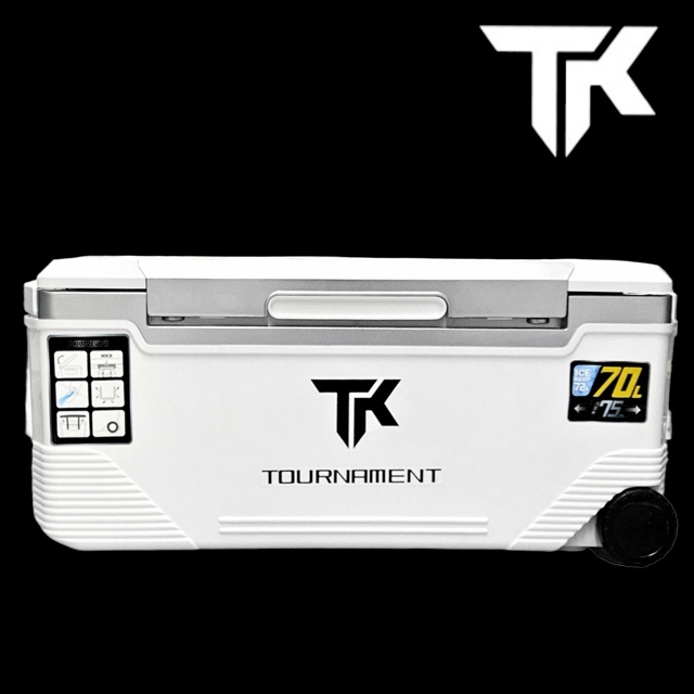 TK 쿨러 70리터 토너먼트 낚시아이스박스 손잡이 아박 갑오징어 쭈꾸미 볼락 감성돔 통큰 - 상품 이미지