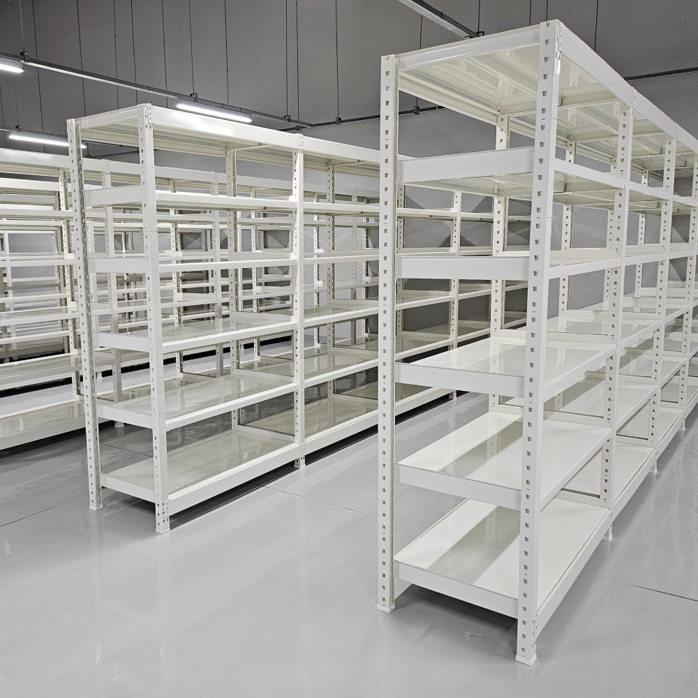 중량랙 철제선반 조립식 앵글 창고선반 창고랙 공장 영진앵글 1800450900 2단 독립형