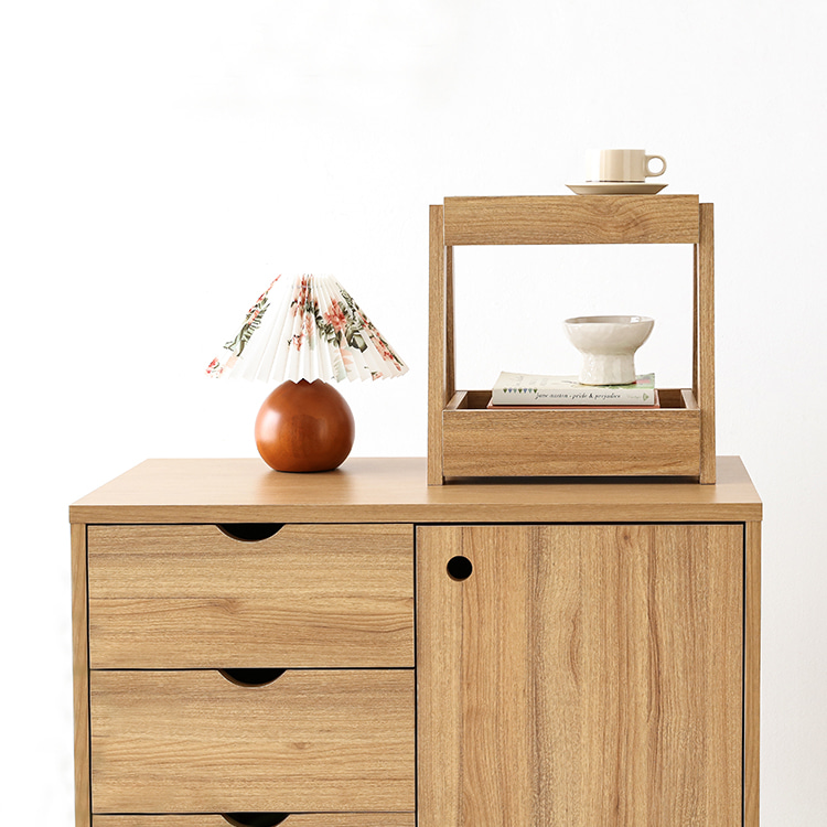 폴라보 미니수납선반 SHM3535 350X250X350MM, 2단, 캄포어베니어 8122.9093 - 상세 이미지 4