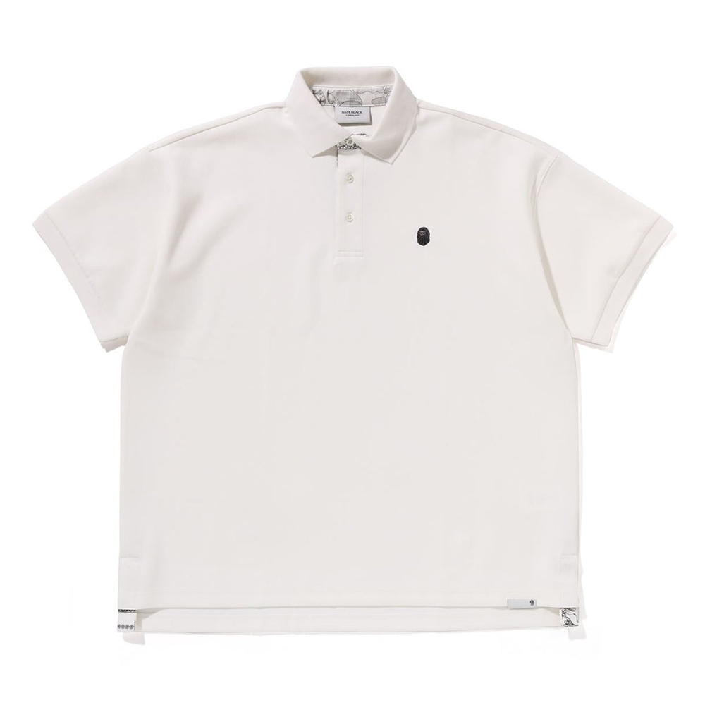 베이프 반팔티 BLACK PAISLEY PLACKET POLO SHIRT 1L30-112-305 - 상품 이미지