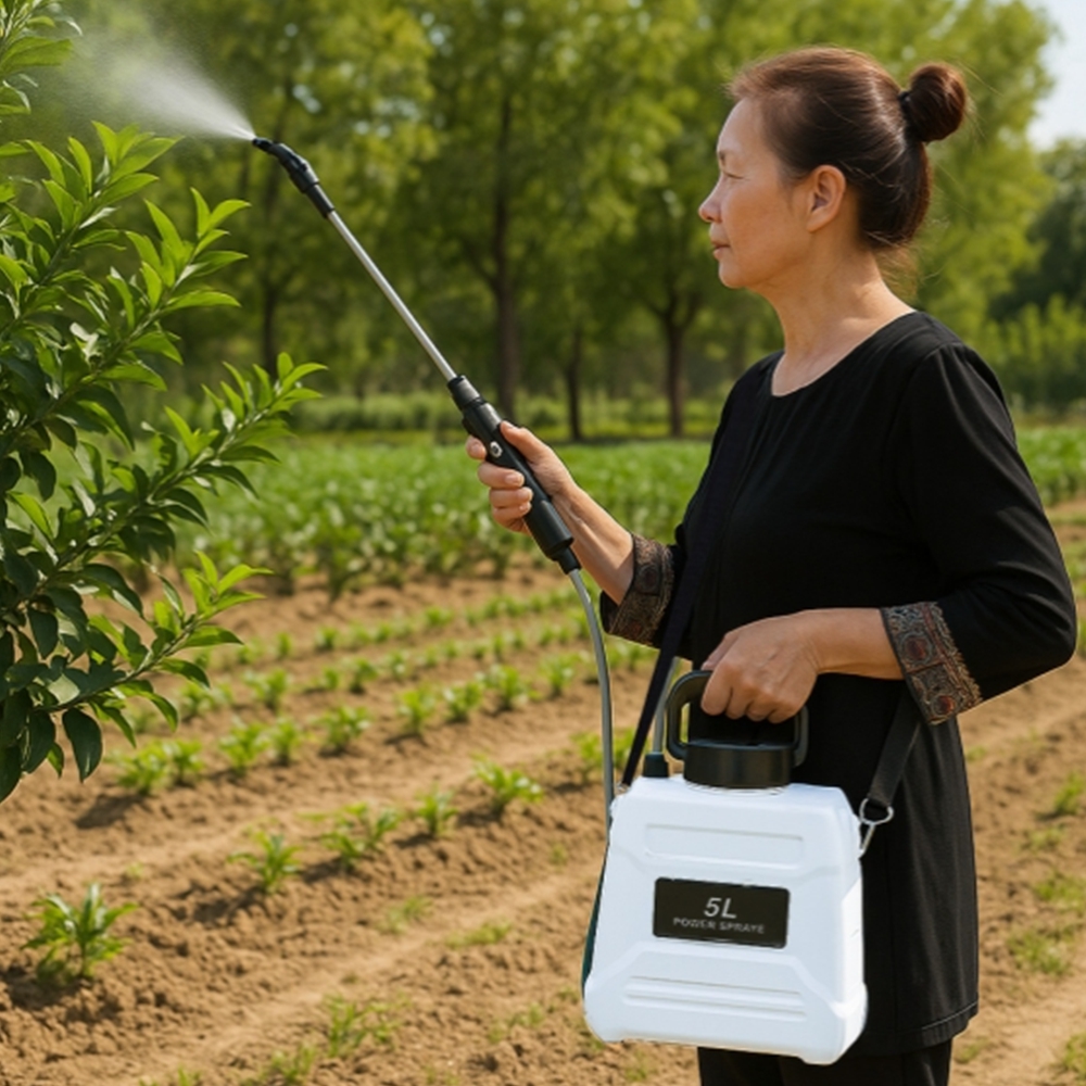 자동 농약분무기 충전식 전동농약분무기 살수기 방역기 5L
