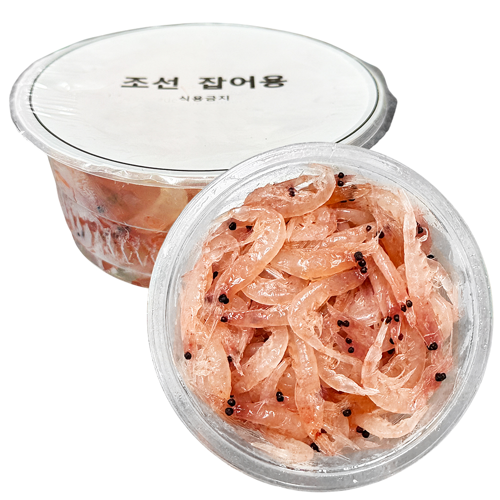 조선 벵에돔 원통 각크릴 3종 염색 파래새우 새우미끼 - 상세 이미지 3