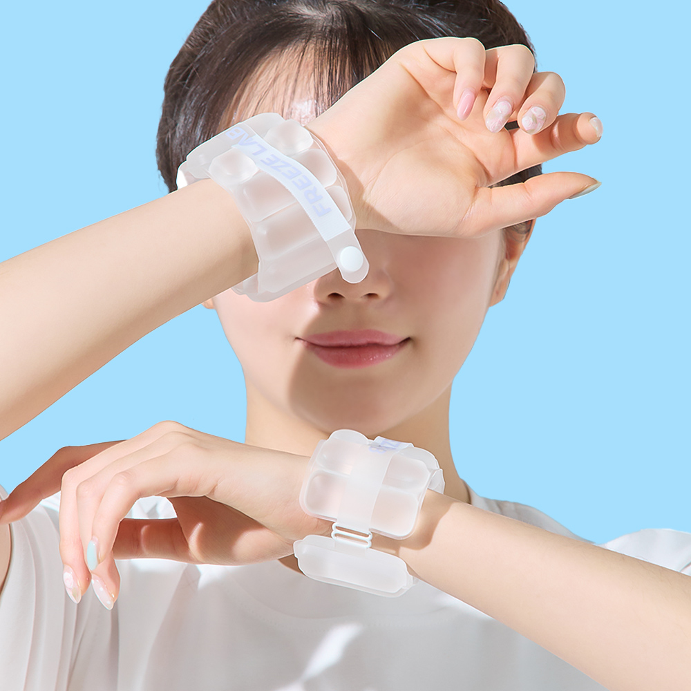 프리즈랩 손목 쿨링밴드 아이스 쿨링 손 목 쿨러 얼음 여름아이템 등산 골프 - 메인 이미지