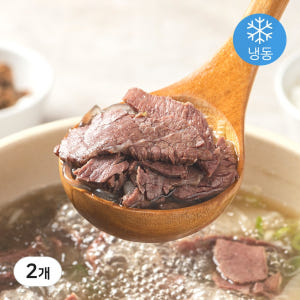 한우 뼈없는 갈비탕 순살 가마솥 홈쇼핑 소갈비탕 왕갈비탕 1.1kg 2개 맛있게 먹은 솔직 후기 - 상품 이미지 1