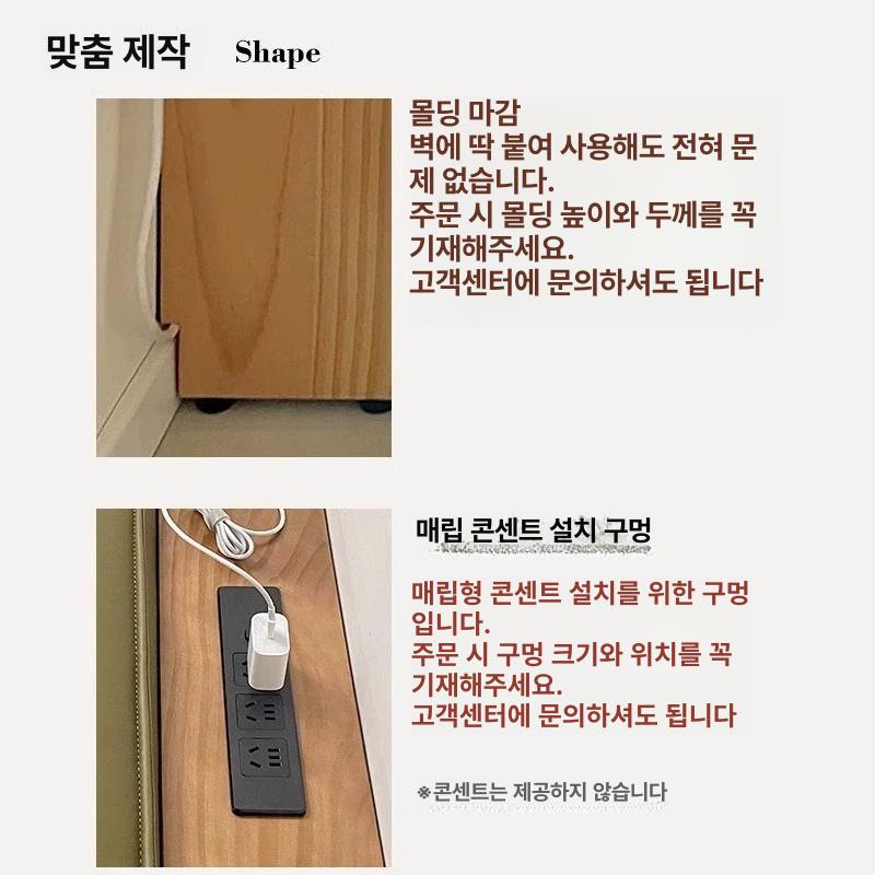 원목 좁고 긴 테이블 좁은 탁자 쇼파 뒤 간이테이블 단층 선반 100cmx15cmx80cm - 상세 이미지 5