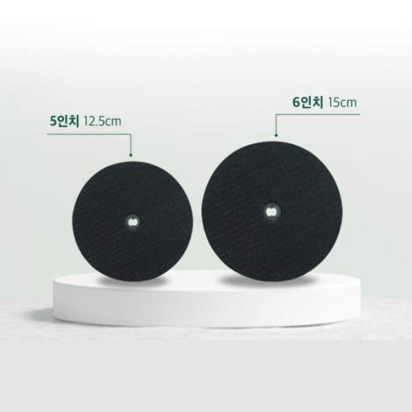 [투쁠원 이벤트] AEGIS 이지러스터 듀얼 광택패드만 12.5cm(5인치) 15cm(6인치) 선택 총 3개 - 상세 이미지 4