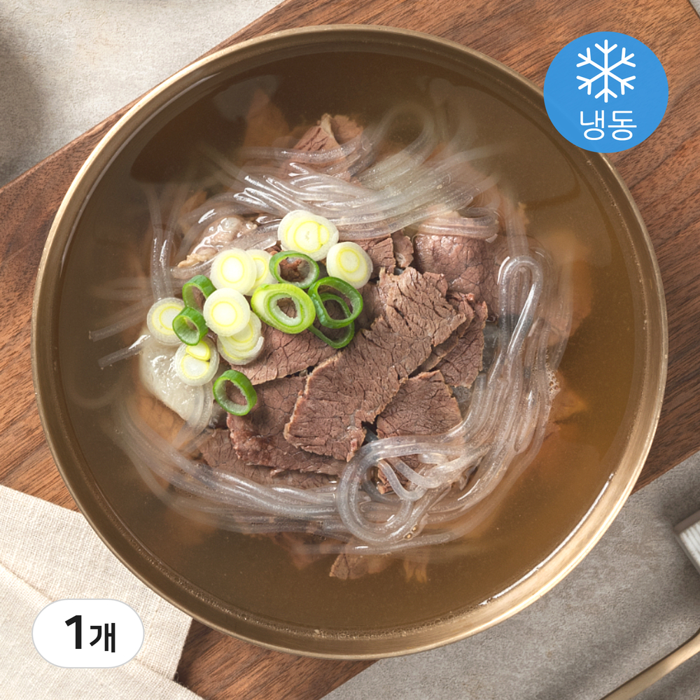 뼈없는갈비탕 고기많은 순살 한우 갈비탕 3인분 1.1kg 1개