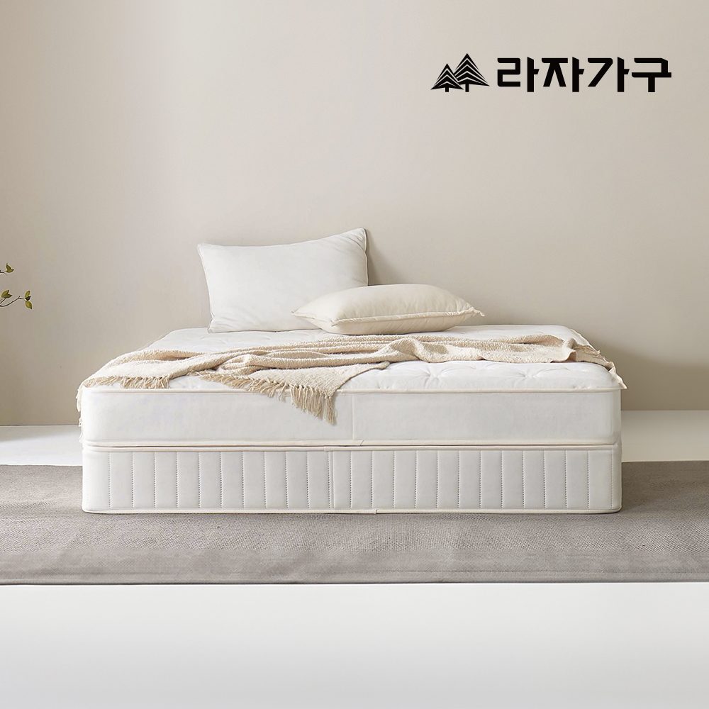 라자가구 온쉼 일체형 투매트리스 미니포켓 킹 (미디엄소프트) 37cm K
