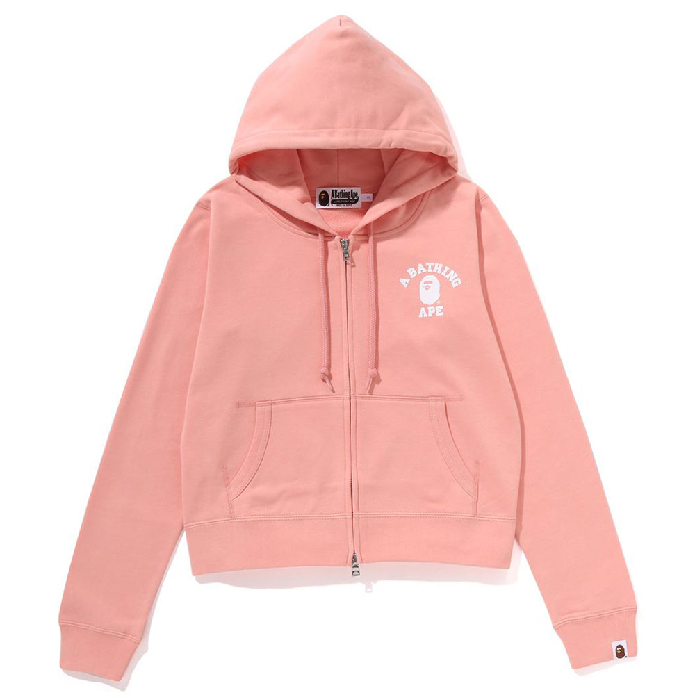 베이프 우먼즈 후드집업 COLLEGE ZIP HOODIE 1L30-215-009 - 상세 이미지 3
