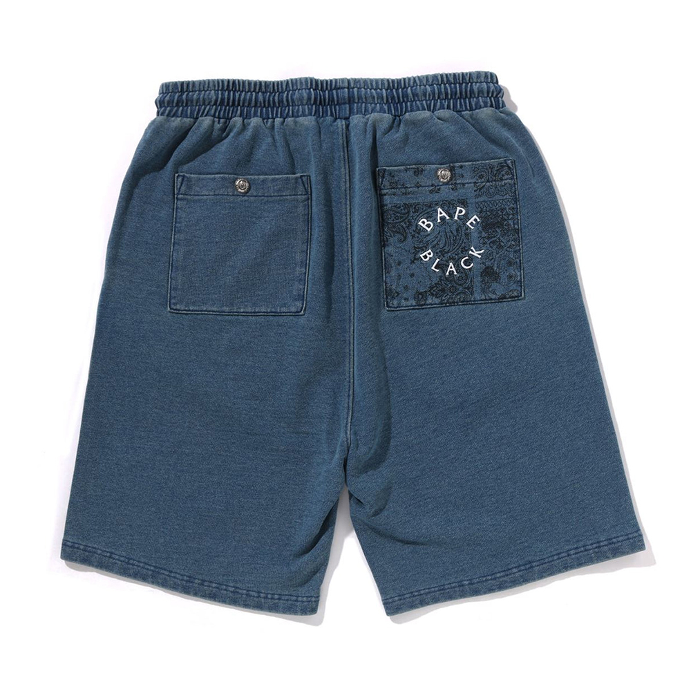 베이프 반바지 BLACK SWEAT SHORTS #2 1L30-153-336 - 상세 이미지 2