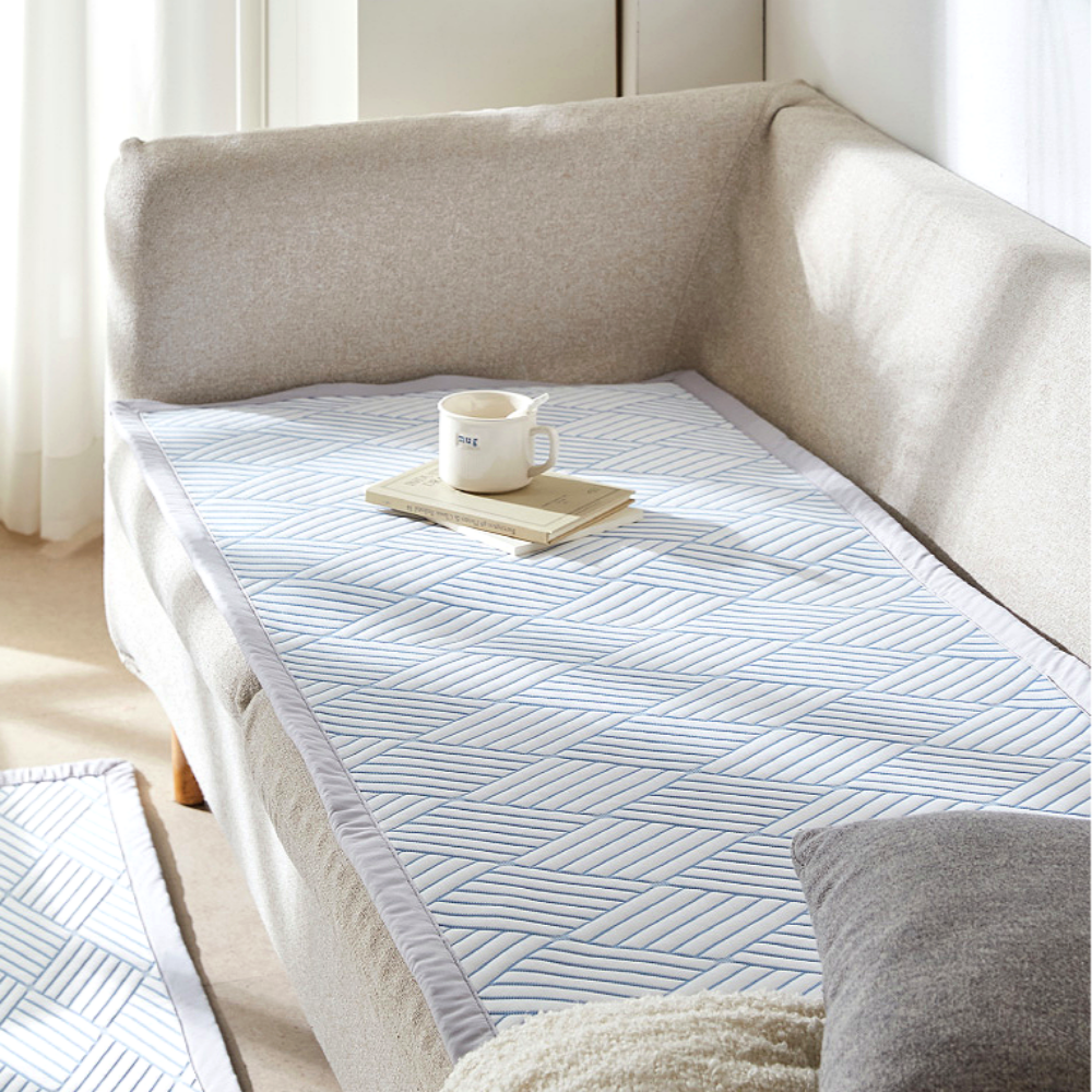 국산 여름 냉감 매트 시원한 쿨매트 3인 거실 소파용