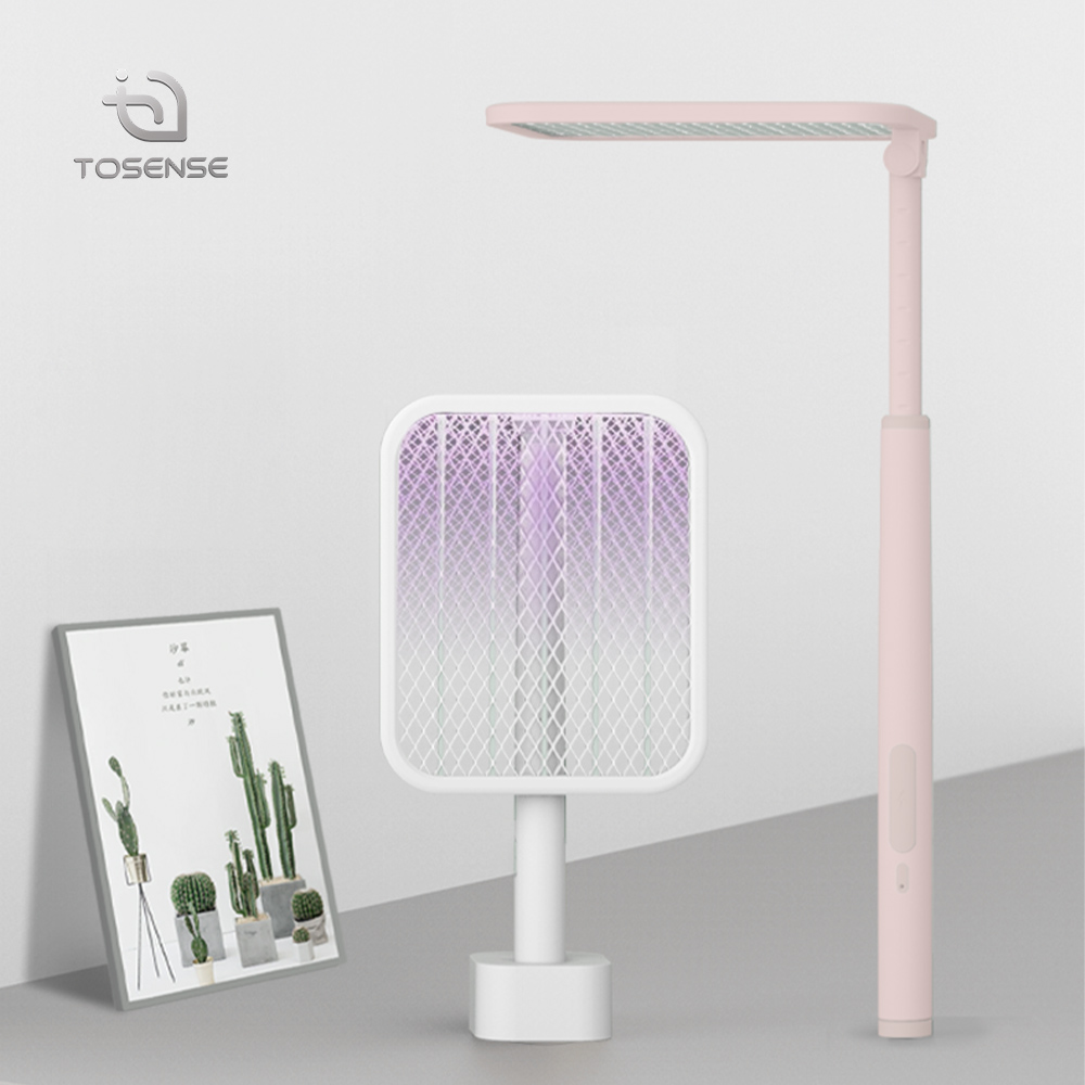 ZD-2101 전기모기채 UV트랩 높이조절 180도 회전 USB충전식 해충퇴치