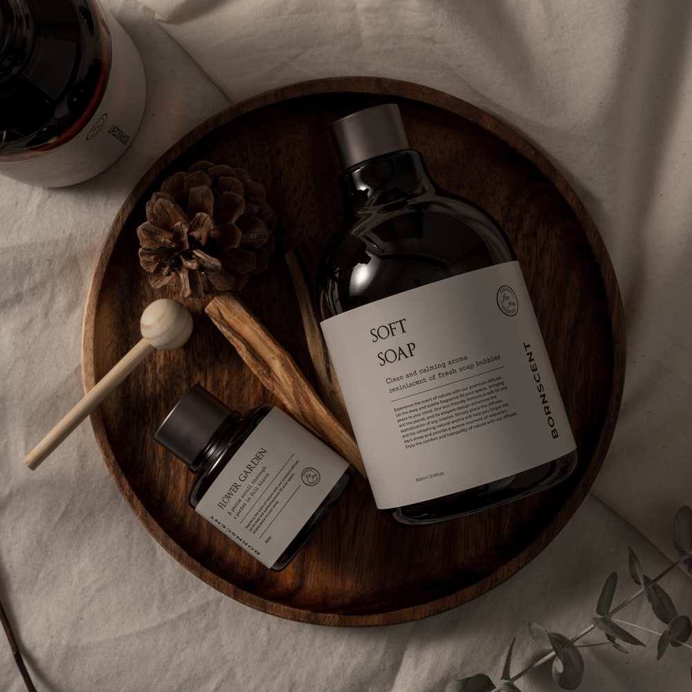 본센트 대용량 실내 화장실 사무실 디퓨저 650ml 3개입