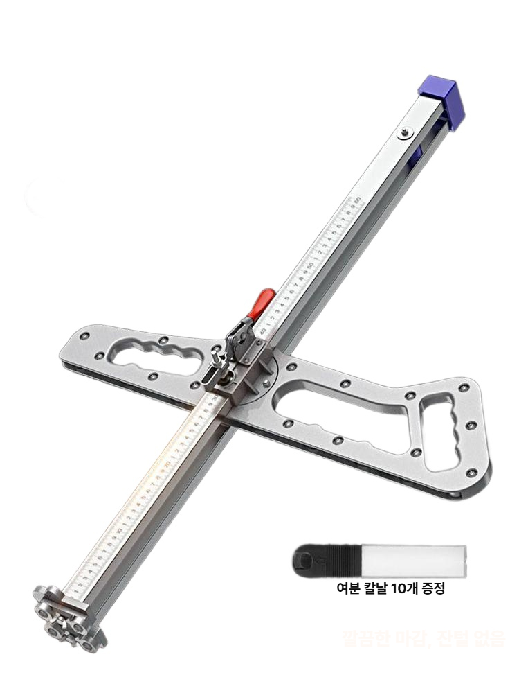 판넬 재단 절단기 철판 석고보드 가이드 컷팅기 절단 A형 25륜 알루미늄 합금 2개 절단날1개 60 이하 1cm - 상품 이미지