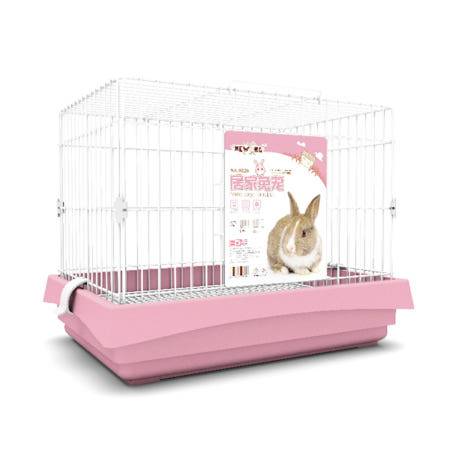 [해외 OEM]뉴에이지 토끼 전용 케이지 (핑크) NA-R029