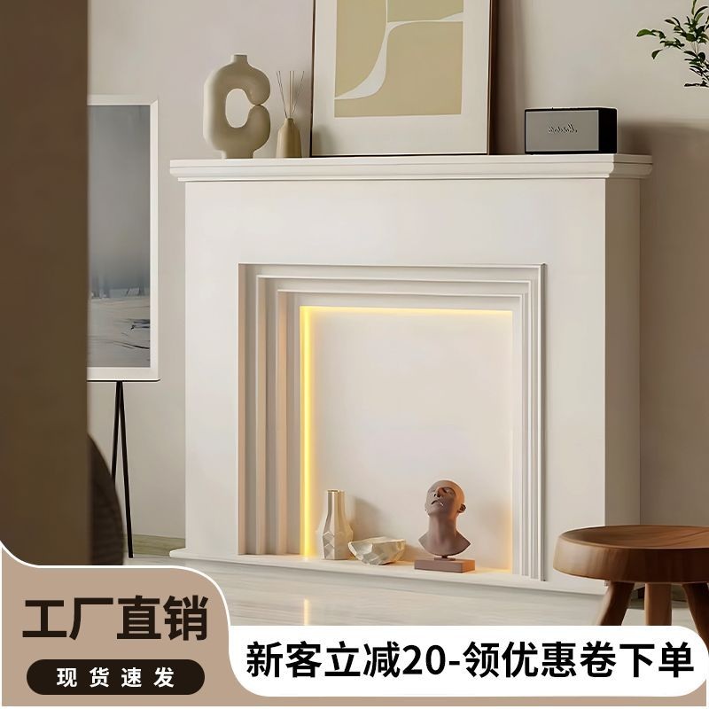 벽난로 콘솔 장식장 슬림 현관 수납장 거실 엔틱 장식품 테이블 폭좁은 백색 90x24x80cm 1개 - 상세 이미지 2