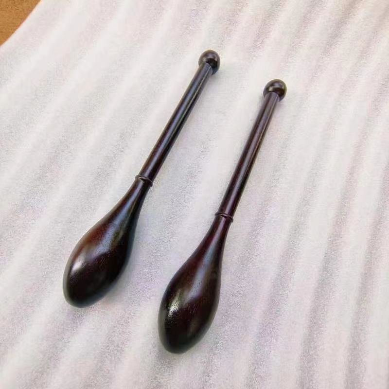 운동 나무곤봉 스포츠 체조용 훈련 우드 목재 코팅 방망이 나무 이미지 6