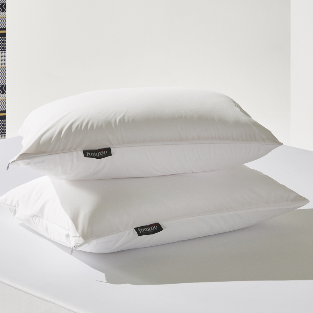[라운지전용] 파미지오 진드기방지 매트리스 방수커버+베개커버 2장세트