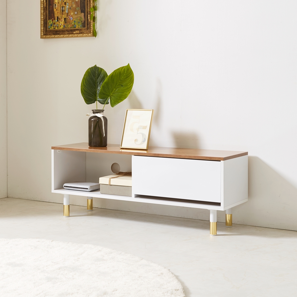 미니 안방 폭좁은 티비장 티비다이 낮은 거실장 티브다이 장식장