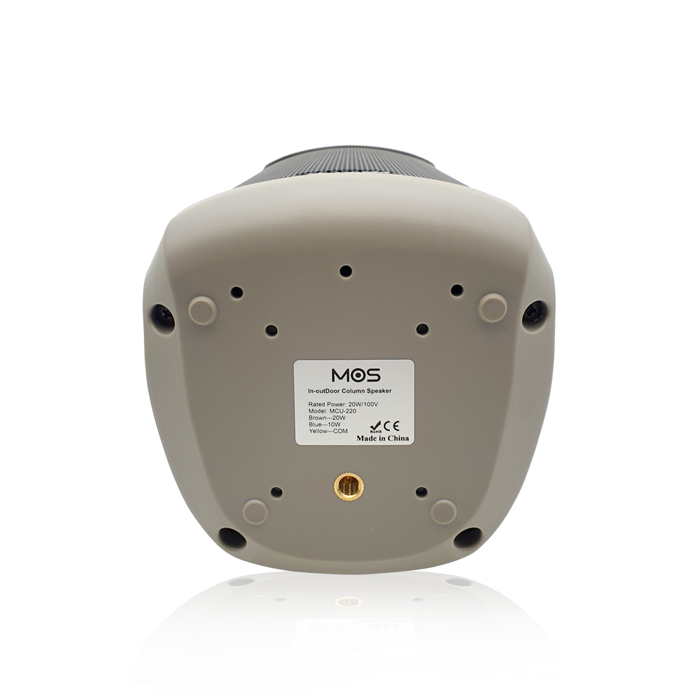 모스 MOS MCU-220 20W 하이임피던스 벽부형 컬럼스피커 방수 브라켓 포함 전관방송 - 상세 이미지 5
