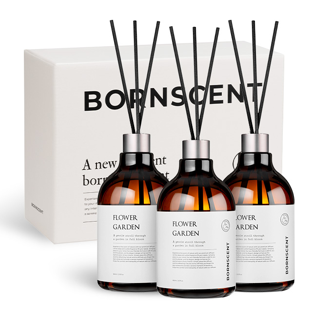 본센트 대용량 실내 화장실 사무실 디퓨저 650ml 3개입