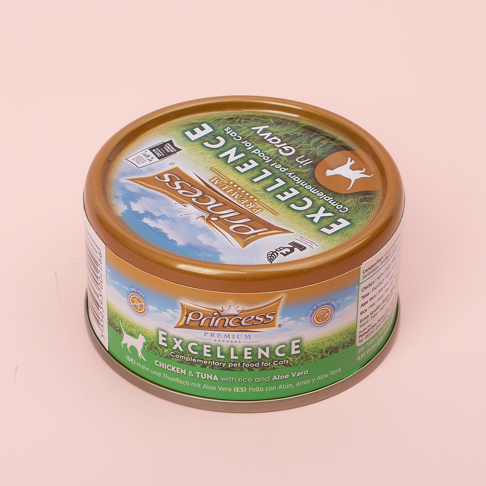 프린세스 프리미엄 엑설런스 고양이 습식캔 치킨튜나 앤 알로에베라, 70g, 1개 - 상세 이미지 4