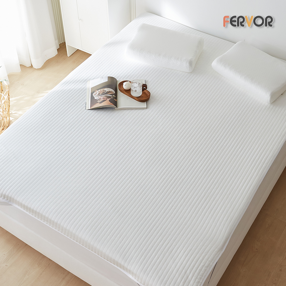 퍼보 휴비스 듀라론 에오로쿨 냉감패드 쿨매트 소파침대러그 스트라이프, SS(슈퍼싱글)