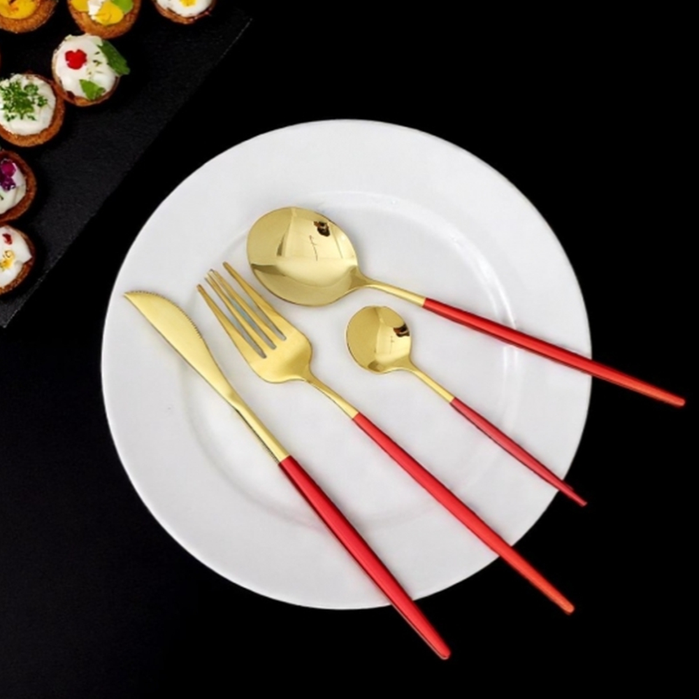 올스텐 커트러리세트 레스토랑 포크나이프 디저트 양식기 6인