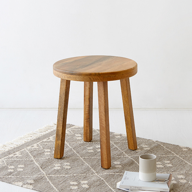 BENDUL 원목스툴 망고나무 내추럴 4724.7445