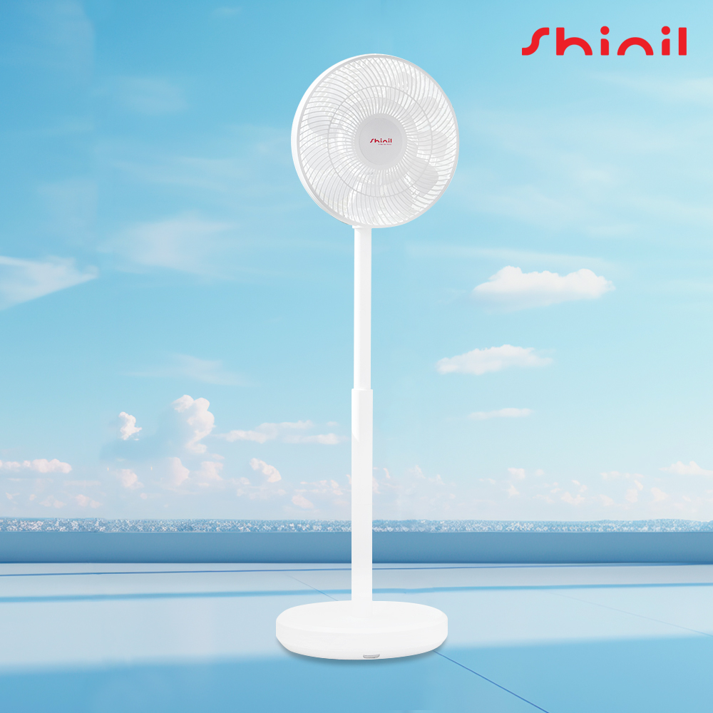 25년형 신일 무선선풍기 BLDC 저소음 폴딩팬 가정용 사무실용 전용가방 30cm 화이트