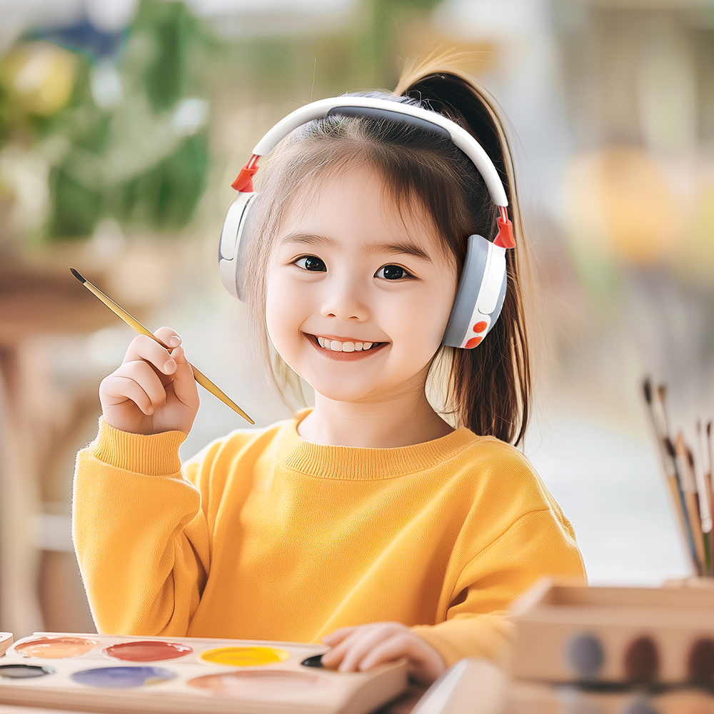 삼성공식파트너 JBL JR470NC 노이즈캔슬링 유무선 겸용 어린이헤드셋 화이트 - 상세 이미지 2