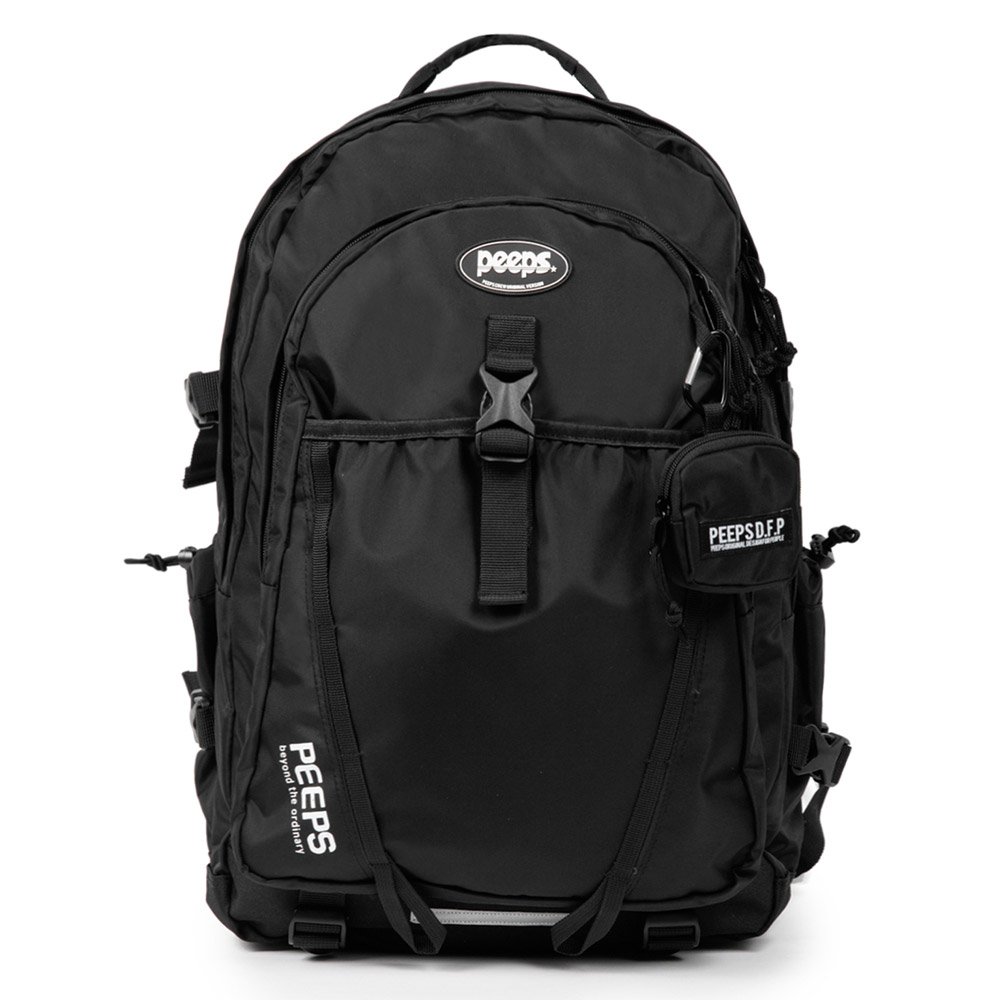 Edge Run backpack(Black) 빅백 유스백팩 - 메인 이미지
