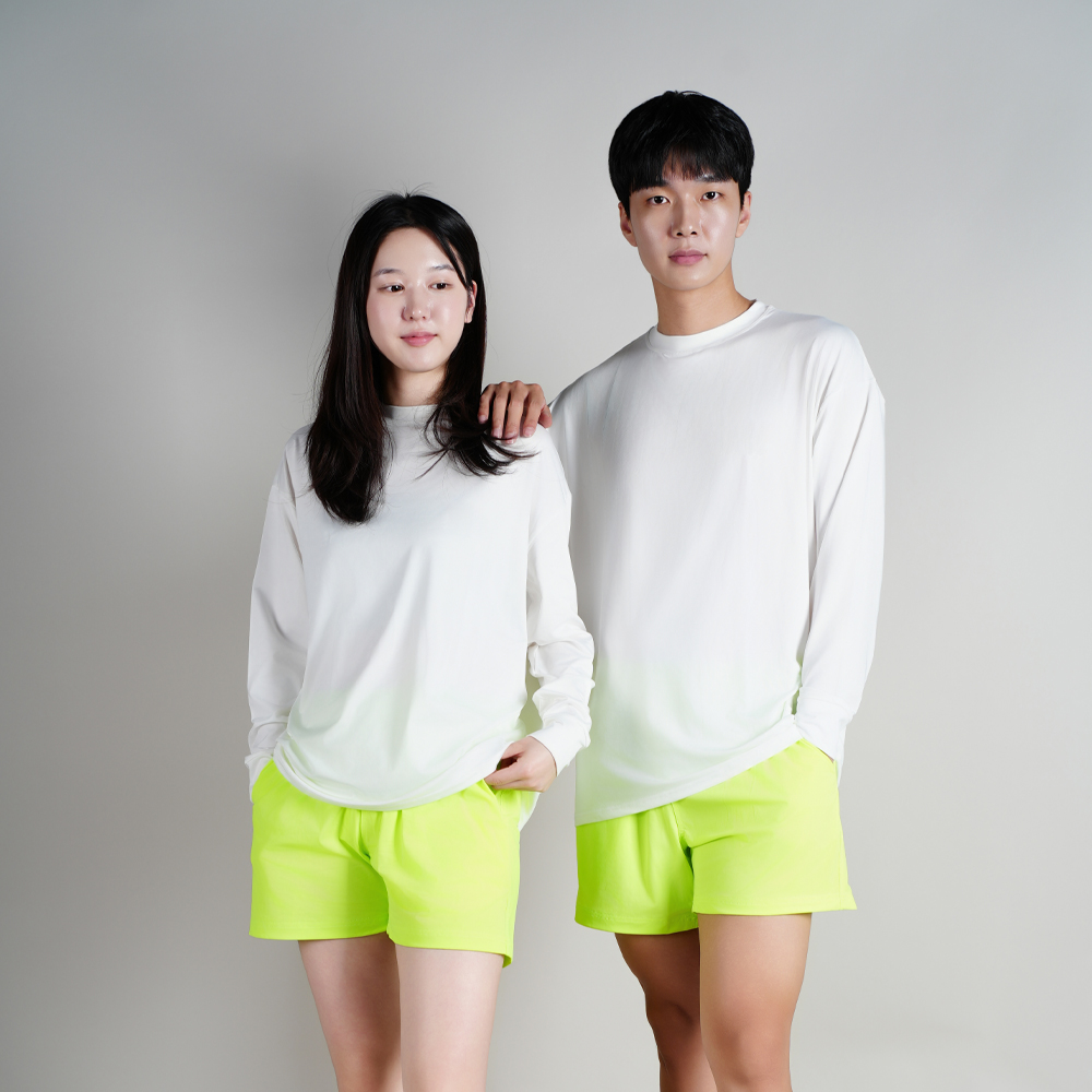 브리지스트 스윔팬츠 남자수영복반바지 여성보드숏 래쉬가드반바지 옐로우그린, M - 상세 이미지 3