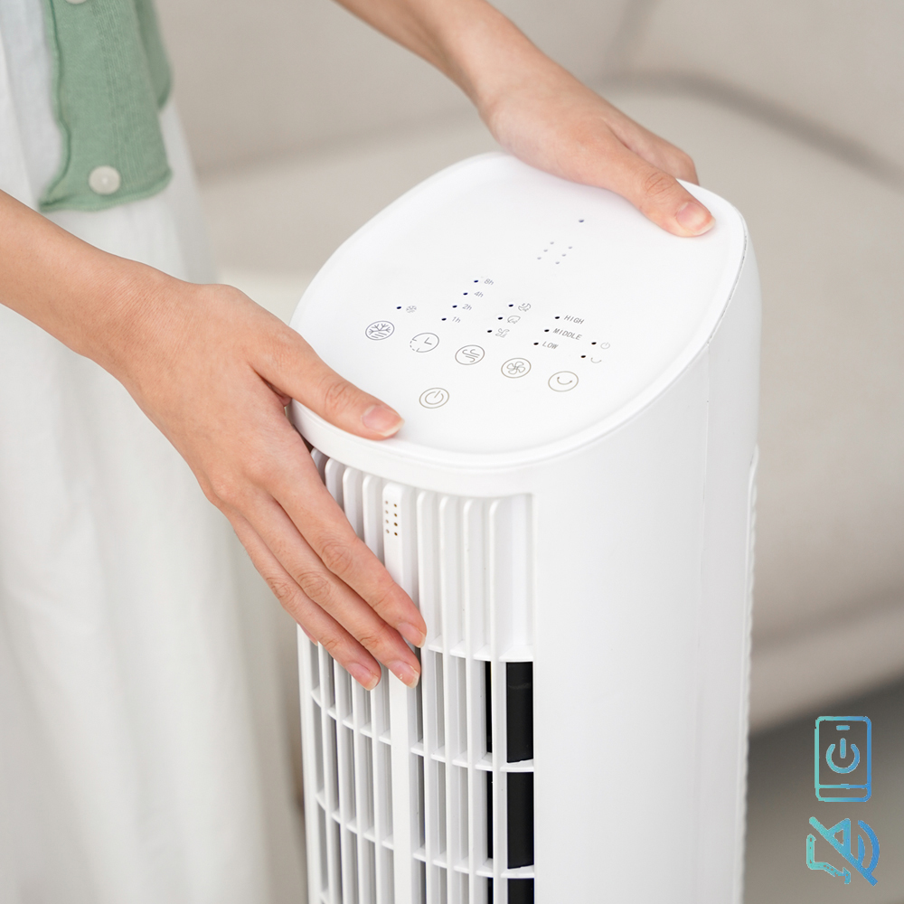 한경희 4L 타워형 냉풍기 저소음 대용량 이동식 에어쿨러 리모컨 - 상세 이미지 5
