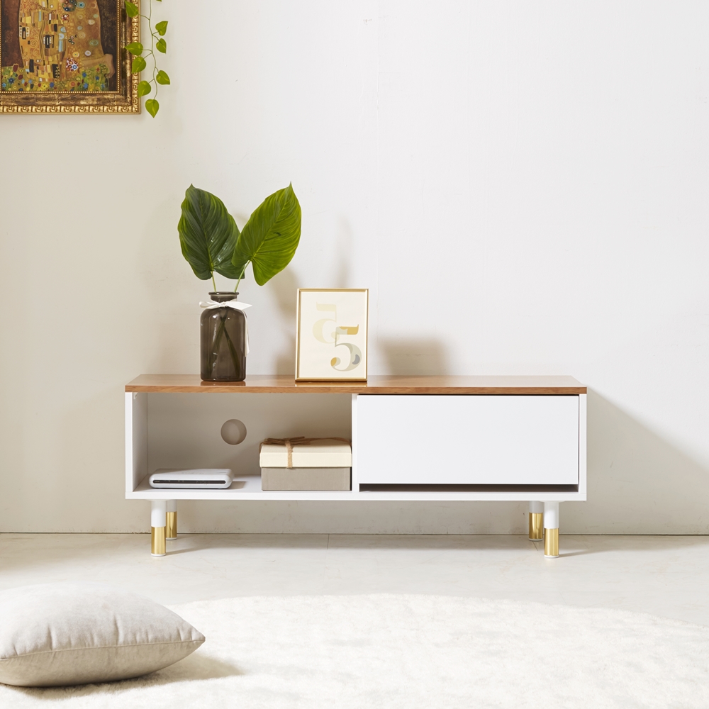 미니 안방 폭좁은 티비장 티비다이 낮은 거실장 티브다이 장식장