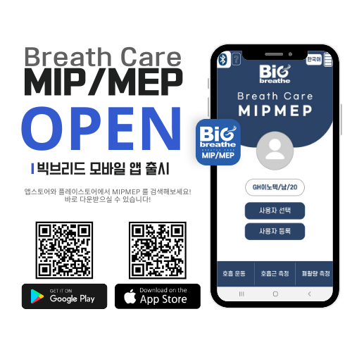 호흡근력 정량 평가 전후 비교·모니터링 | 측정→피드백 루틴 지원 | Bigbreathe BreathCare MIP/MEP | 일회용 마우스피스 포함 - 상세 이미지 5